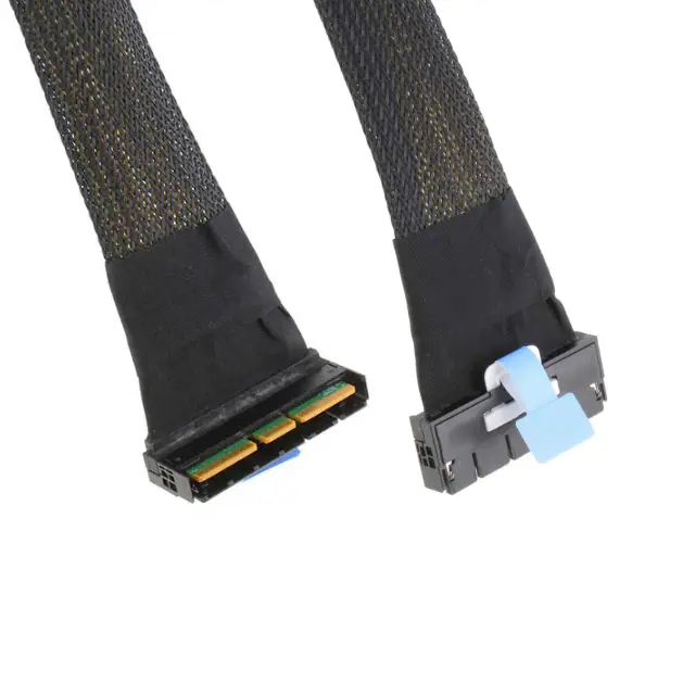 140 矩形电缆组件夹对夹 C/A, sliver 2.0 4C, STR to RA, 0