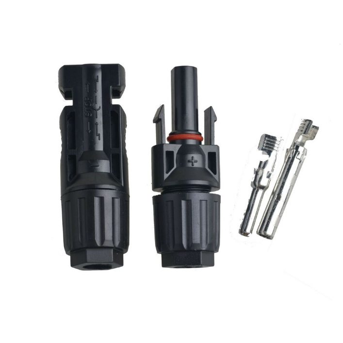 太阳能电池板连接器防水IP65电缆连接器公母线适配器