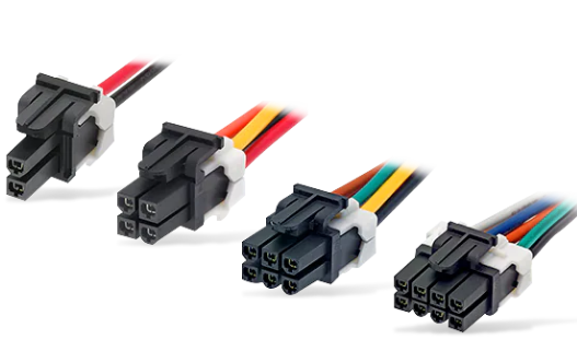 适用于工业自动化的 Molex Mini fit tpa2 电源连接器正向锁定插座