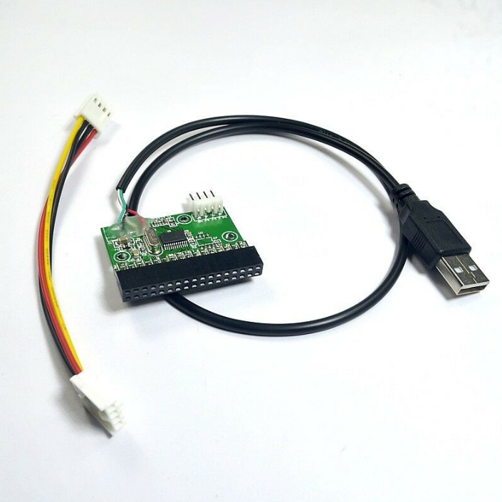 34 针 1.44mb 3.5" 软盘连接器转 USB 电缆适配器 PCB 板