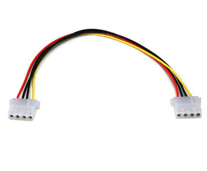 Molex 内部直流电源线 5.25 英寸母头至 1x 5.25 英寸母头 12 英寸