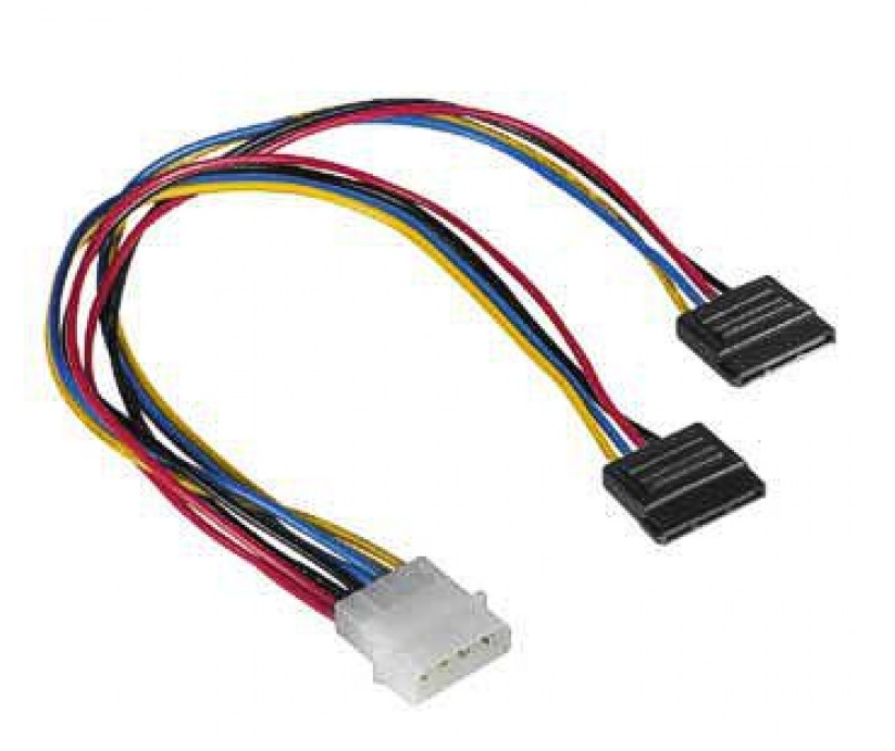 Molex 电缆组件到内部 SATA 电源适配器公电源连接器