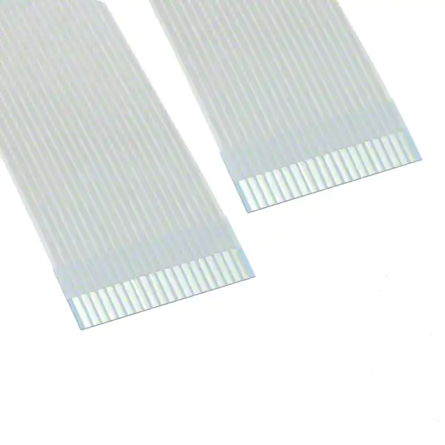 灵活的 1.00mm 中心 FFC 跨接电缆，两侧带背衬