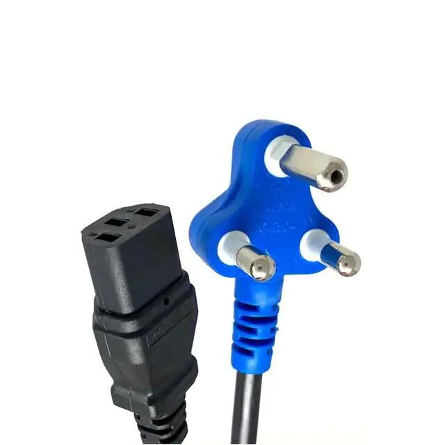 电源线电缆和延长线黑色 Sans 164-1 直角 to IEC 320-c13 h05vv-f