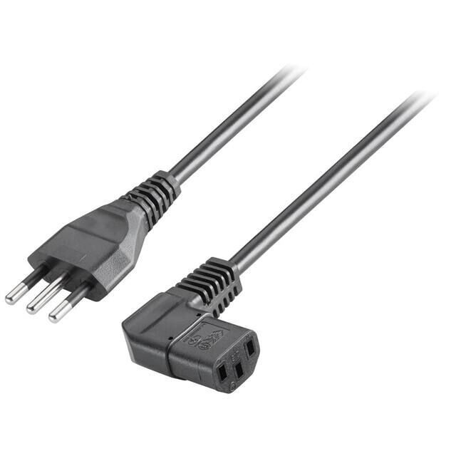 用于非加热设备的 230V AC 直角 IEC 电源电缆组件