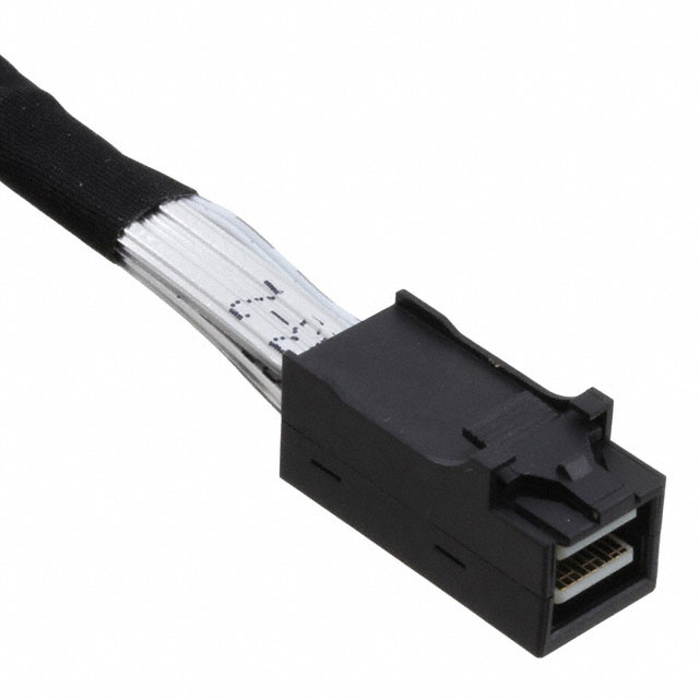 36 18 位置 miniSAS HD 4i 插头至插头 1.64'（500.00mm） 黑色 屏蔽 多样化选择 锐诚达