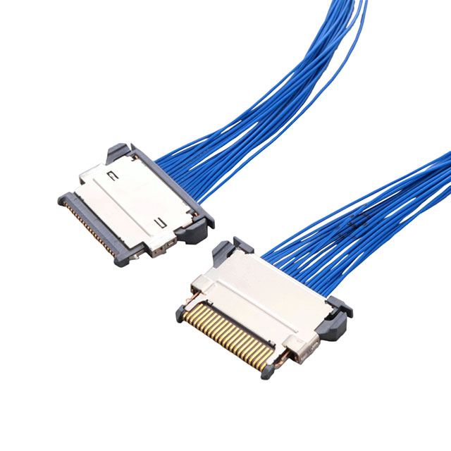 30 18 位置 插头至插头 2.50'（762.00mm） 蓝色 屏蔽  多样化选择 锐诚达