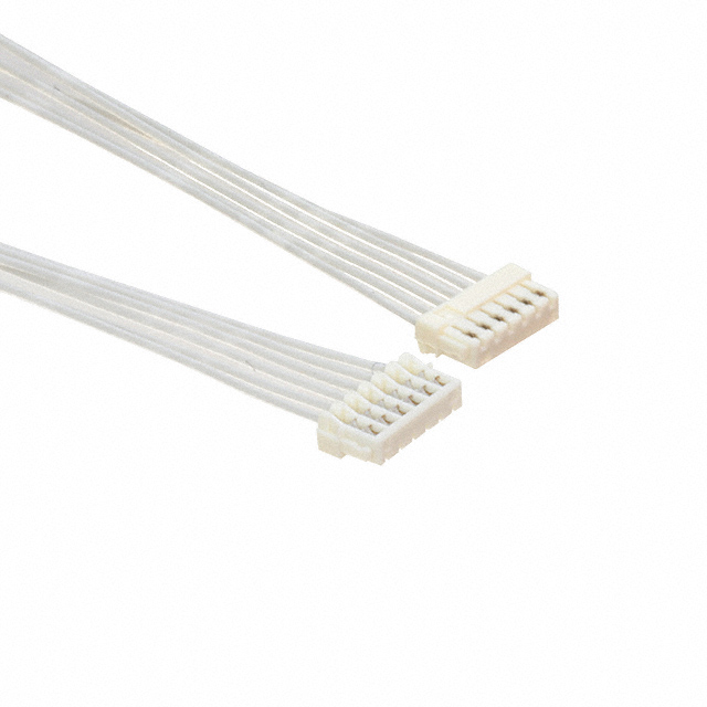 6 矩形电缆组件 插口至插口，反向 0.667'（203.20mm，8.00