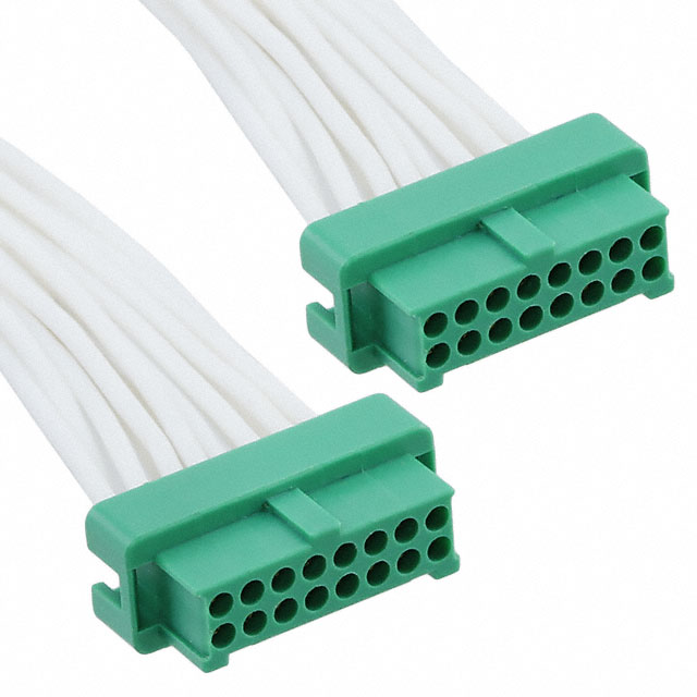 16 矩形电缆组件 插口至插口 0.492'（150.00mm，5.91