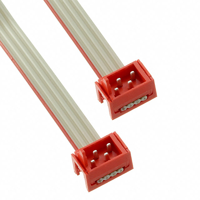 4 矩形电缆组件 插头至插头 0.656'（200.00mm，7.87