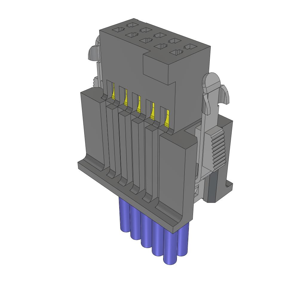 10 矩形电缆组件 插口至单条导线引线 1.00'（304.80mm）多样化选择 锐诚达